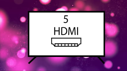Televisores con 5 puertos HDMI