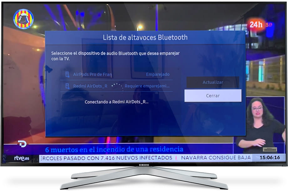 Conectando a Bluetooth Smarthub Samsung