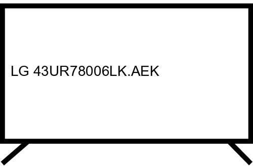 LG 43UR78006LK.AEK