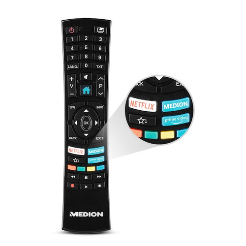 MEDION LIFE X14328 109,2 cm (43") 4K Ultra HD Smart TV Wifi Negro 1