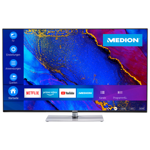 MEDION LIFE X15595 138,7 cm (54.6") 4K Ultra HD Smart TV Wifi Negro, Plata 1