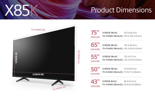 Sony KD85X85KU Televisor 2,16 m (85") 4K Ultra HD Smart TV Wifi 2