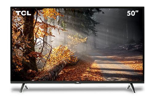 TCL 50A435 TV 127 cm (50") 4K Ultra HD Smart TV Wi-Fi Black, Silver