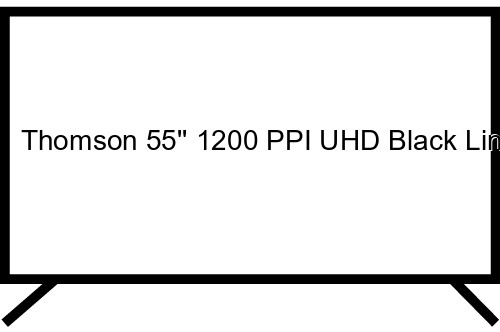 Thomson 55'' 1200 PPI UHD Black Linux Smart HDR