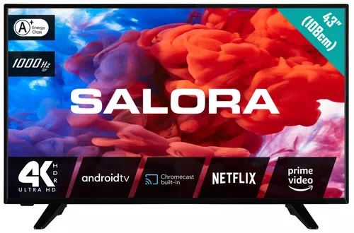 Salora 220 series 43UA220 Televisor 109,2 cm (43") 4K Ultra HD Smart TV Wifi Negro